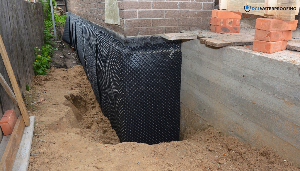 Basement Waterproofing in fall