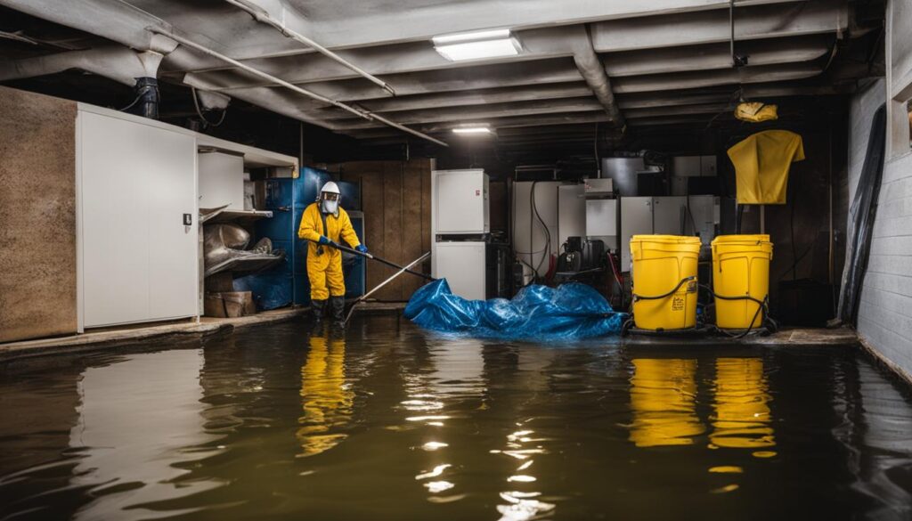 basement water damage restoration