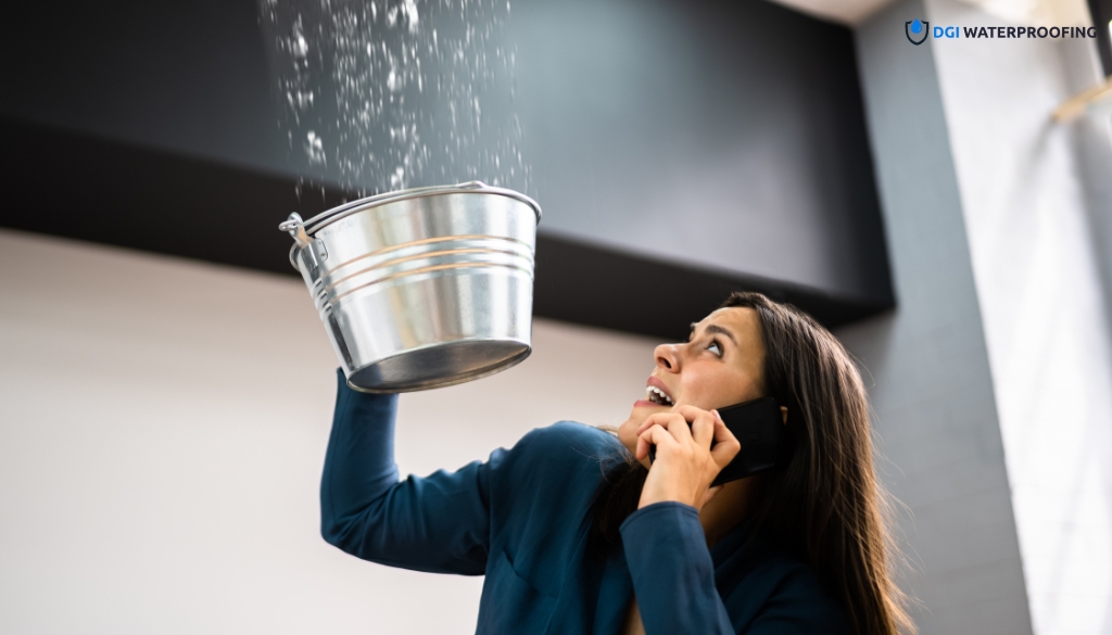 signs of water damage in basement