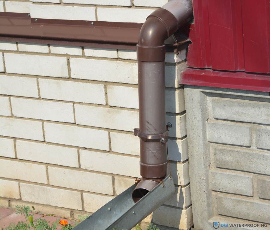 downspout installation