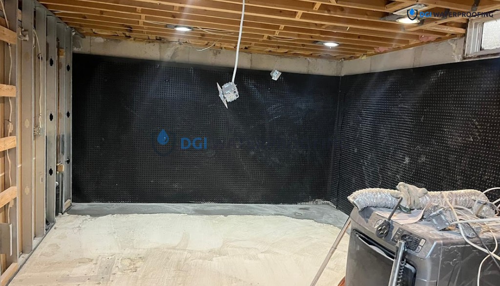 interior waterproofing barrier