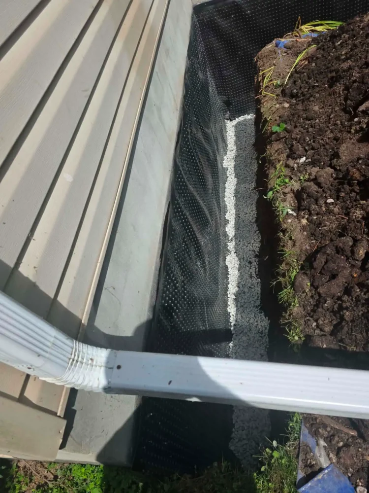 heavy duty dimpled waterproof membrane trench innisfil
