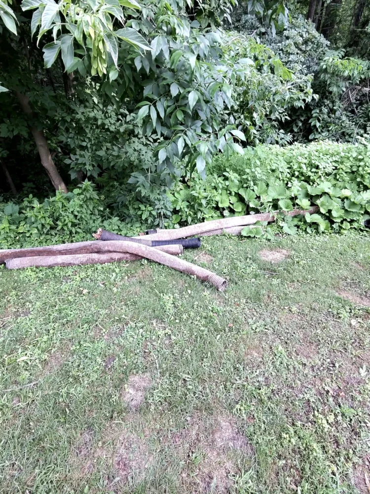 old weeping tile removal drainage replacement innisfil